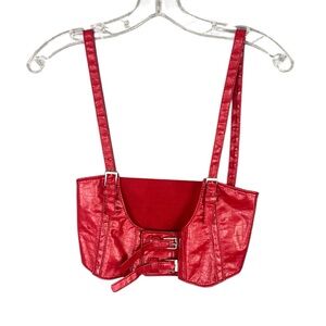 Stylish Red Crop Top